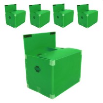 이사박스 밸크로 5호, 5개, 그린