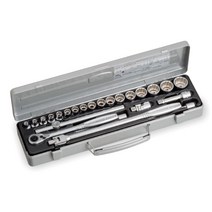토네 소켓 렌치 9.5mm 6각 앤 12각 세트 CX3172, 1세트