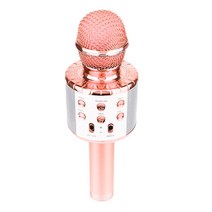 구스페리 2 IN 1 미러볼 블루투스 무선 마이크 로즈골드