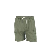 엣지애 면워싱 카고 밴딩반바지 MCPSL8037M1
