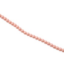 히야가게 코팅 컬러 아크릴 진주 비즈 3mm x 45cm 110p, 피치, 1개