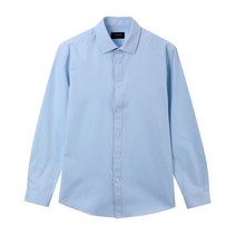 마인드브릿지 남성용 PC 솔리드 트윌 드레스 셔츠 레귤러 MUDS0180