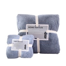 프랑온드 비치타월 2종 세트, 딥블루, 1세트