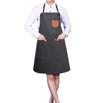 SF패션 남성용 빅사이즈 캔버스 앞치마 AE240, 진회색, 1개