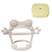 티지엠 손목치발기 + 케이스 세트, 노꼭지, 개구리(발치기), 애쉬베이지(케이스)