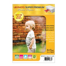 UB포토 잉크젯용 광택 인화지 127 x 178 mm 210g, 잉크젯용_광택 210g 5x7 200매