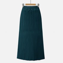 패션풀 여성용 플리츠 슬릿 밴딩 스커트 BSK24385