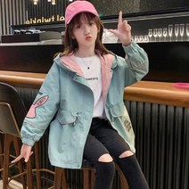 앤젤아이 여아용 토끼모자 야상