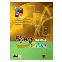 삼원특수지 플라잉 칼라 복사용지 선록색 80g P28, 500개, A4