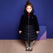 젤리스푼 여아용 포그니 마이크로젤 롱 패딩점퍼