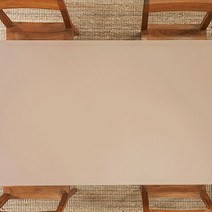 지베아 가죽 방수 캠핑 감성 예쁜 식탁보, 브라운 + 그레이, 140 x 80cm