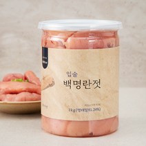 강경형제젓갈 백명란젓 파지명란 젓갈 반찬, 1kg, 1개