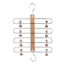 원목 접이식 옷걸이 33 x 50 cm KMY21090102, 원목 바지걸이, 1개입