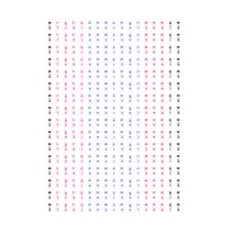 음계 스티커 16줄, 한글버전 B, 1개