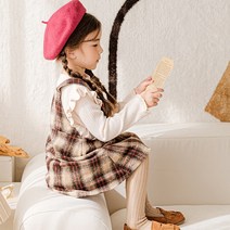 베베쥬 여아용 뮤엘오버롤스커트