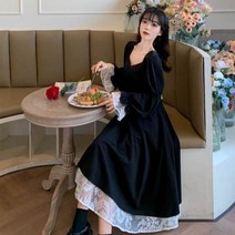 안다로미 엑스스트랩 롱 원피스