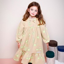 젤리스푼 여아용 멜로디 밍크 기모 원피스
