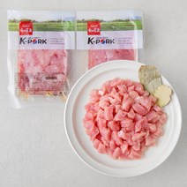 하이포크 등심 짜장카레용 (냉장), 2팩