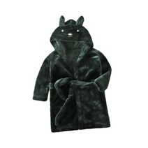 스타빈 아동용 동물후드 스트랩 목욕가운 130호, 다크그린