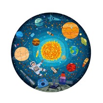 mideer 원형 퍼즐, 150피스, THE SPACE