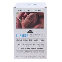 아이슈어 프로틴 그래놀라 풀믹스 쉐이크 고구마맛 7p, 280g, 1개