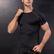 남성용 알럽핏 스포츠 런닝 반팔 티셔츠