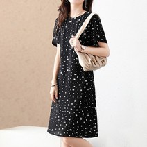 아뗄릭 블랙 은하수 쉬폰 원피스 00225