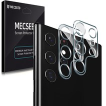 MECSEED 3CX 카메라 렌즈 풀커버 휴대폰 강화유리필름 2p 세트, 1세트