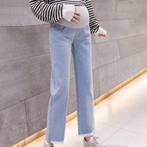 스트레이트 와이드 임부복하의