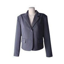 린다샵 여성용 세미크롭 원버튼 자켓 JK3978K22