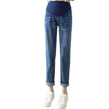 데님 롱 임산부 바지