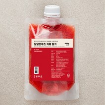 얼리지 않아 살아있는 과육듬뿍 수제과일청 달달프루츠 카페 딸기, 300g, 1개