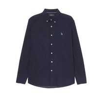 헤지스 남성용 버튼다운 면 긴팔 캐주얼 셔츠