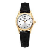 카시오 여성용 아날로그 수능 쿼츠 가죽시계 LTP-1094Q-7B2RDF