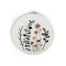 유스몰 미니 DIY 플라워 자수 만들기 세트, 1세트, B