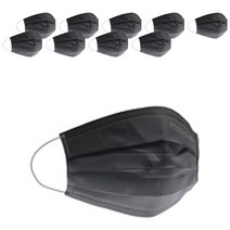 마스크랩 덴탈형 패션마스크 성인용, 옴브레 그레이, 1개, 10개입