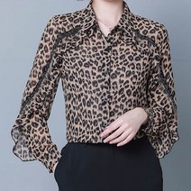 아뗄릭 프릴 셔츠 쉬폰 블라우스 00596