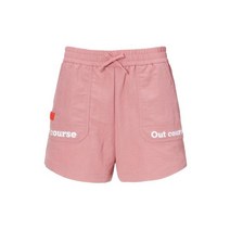 헤지스골프 여성용 레터링프린트 밴드반바지