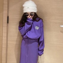 오렌지다몸 여아용 NEW 맨투맨 롱치마 세트
