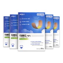 ATEX 더밴드 에이 상처보호 저자극밴드 대용량 표준형 80p, 5개