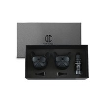 디씨네트워크 차량용 불독 방향제 무광실버 2개 오일향, 1세트, 블랙체리