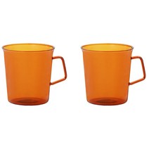 킨토 캐스트 엠버 머그 310ml, 2개