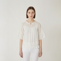 올리비아로렌 번아웃 블루종 블라우스 VOCNSYM5311