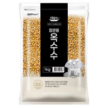 더담은 팝콘용 옥수수, 1kg, 1개