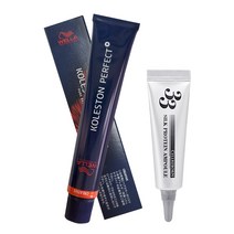 웰라 콜레스톤 퍼펙트 플러스 염모제 80g + 셀리본 33 실크 프로틴 앰플 12ml, 1세트, 12/5