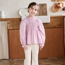 베베쥬 여아용 엔젤 프릴 블라우스