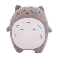 해솔 로로 빅사이즈 동물 캐릭터 애착 인형 그레이, 감은눈 그레이, 40cm