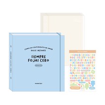 워너디스 플레인 정사각 바인더 앨범   데코스티커, 25매, 04 소다 블루