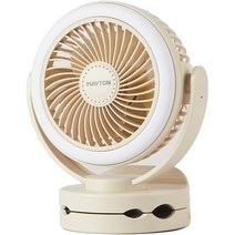 메이튼 레드와일드 캠핑 LED 휴대용 탁상 선풍기 M-21-05-1, 아이보리