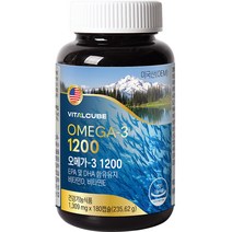 바이탈큐브 오메가3 1200 235.62g, 180정, 1개